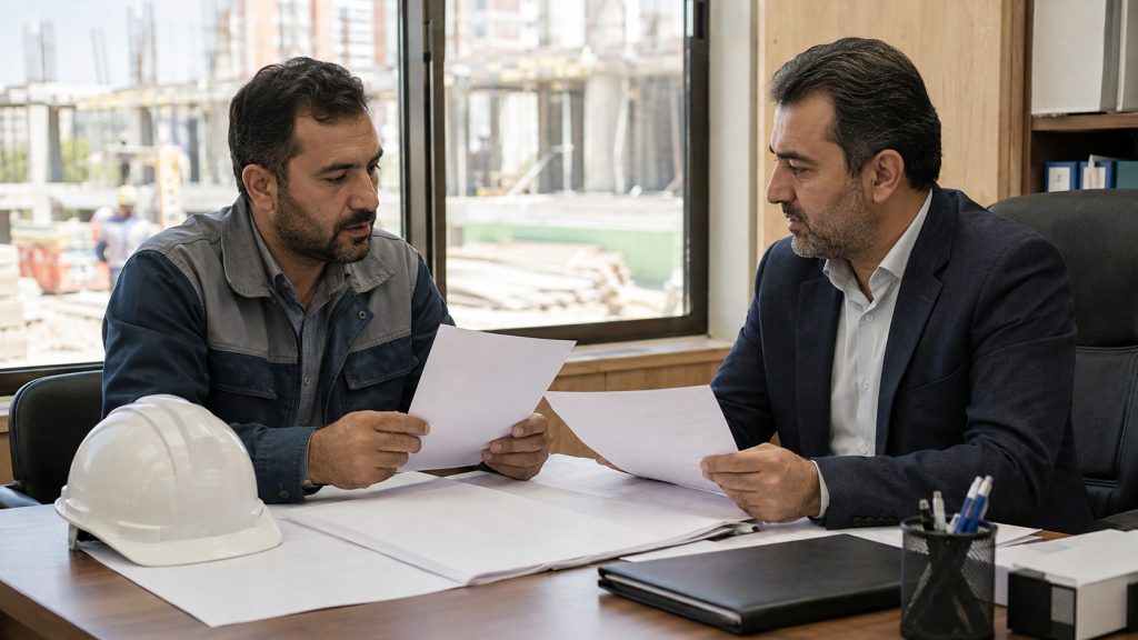 شکایت پیمانکار از کارفرما